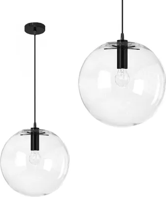 Produktbild von tooLight Hängelampe APP308-1CP 30 CM BLACK