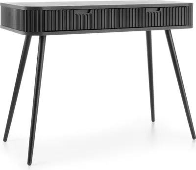 Produktbild von Masseno Schminktisch ZENZERO Kosmetiktisch mit 2 Schubladen, Schwarz
