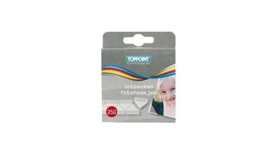 Obrázok produktu pre Toppoint Fotoecken selbstklebend, 1x 250 Ecken