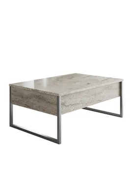 Produktbild von Skye Decor, Luxe - Travertine, Silver, Couchtische, Travertin, 90 x 40 x 60 cm
