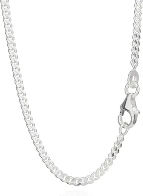 Produktbild von Echte 925er Silber Panzer Kette Panzerkette 5018 Collier 55cm 2,0mm 6,48gramm