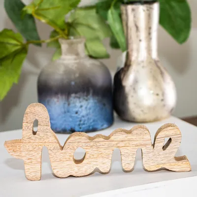 Produktbild von Holzdeko, "Home", Braun, Dekoration