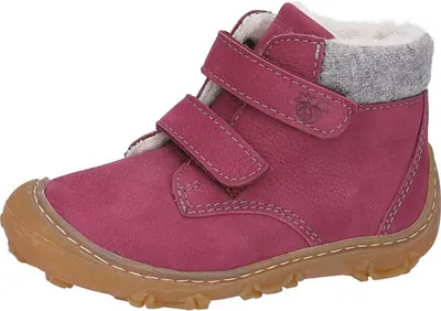 Produktbild von RICOSTA Boots NICO von PEPINO für kleine Abenteuer Winterschuhe Klettverschluss Lammwollfutter Mädchen fuchsia pink rot Größe 23
