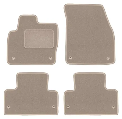 Immagine prodotto di Tappetini in moquette per Range Rover Evoque 2011-2018 (SUV) – set 4 pezzi, beige, su misura – Wielganizator LUX