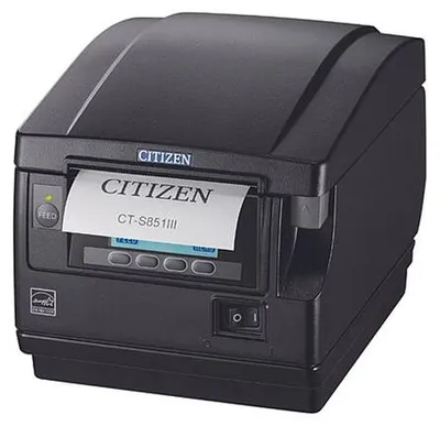 Produktbild von Citizen CT-S851III, Thermodirekt, POS-Drucker, 203 x 203 DPI, 500 mm/sek, 852, 857, 863, 864, 866, Katakana, PC850, PC858, PC860, PC865, 4,23 mm