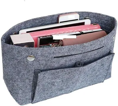 Produktbild von Famanu Handtaschen Organizer - Fächer zur Aufbewahrung - Grau