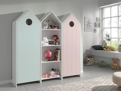 Produktbild von Set CASAMI 3-tlg  2 Schränke und ein Regal MDF
