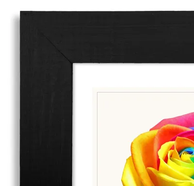 Produktbild von MG Design Bilderrahmen Schwarz 80x120 cm - Posterrahmen Echtholz mit Acrylglas, verstärkte Wandaufhängung, hoch/quer