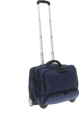 Produktbild von Laptop Akten Pilotenkoffer Schulter Umhänge Trolley Dunkel Blau 47 cm Bowatex
