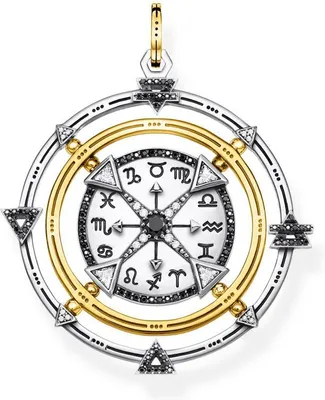 Produktbild von THOMAS SABO Anhänger "Amulett Elemente der Natur" Silber bic