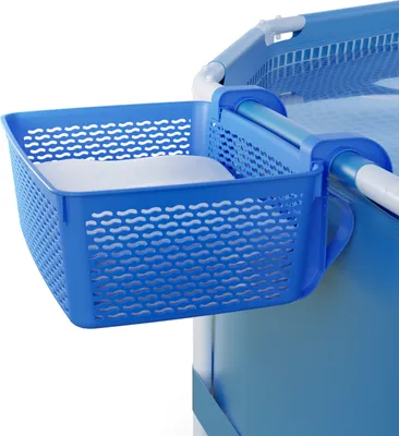 Produktbild von Carrie Box Aufbewahrungskorb aus recyceltem Kunststoff, Pool Zubehör, Frame Pool, Pool Getränkehalter