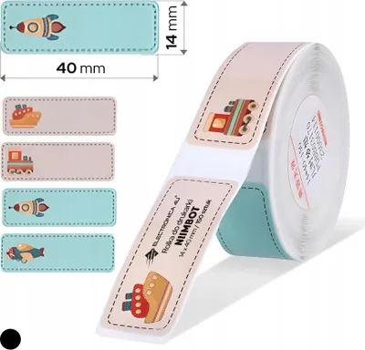 Produktbild von Selbstklebende Etiketten Thermotransferaufkleber für Niimbot B18 14x40