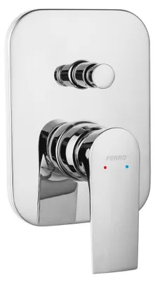 Immagine prodotto di Novaservis Ferro Algeo Square - Miscelatore da parete per vasca con corpo, cromo 82050R,0