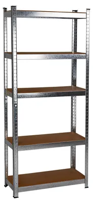 Metall, Steckregal, Kellerregal, Lagerregal, Universalregal, 5 Holzböden, 173x75x30cm, Stauraumlösung, Organisation, Montage online kaufen 4031765199940 19994 917925 Stabilo-Fachmarkt.de Dema