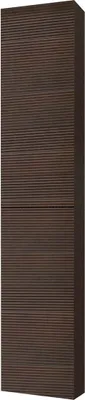 Produktbild von LAINE Hochschrank 160x35x35cm Dunkle Walnuss Grifflos Softclose Reversibel Multiplex Eschenfurnier