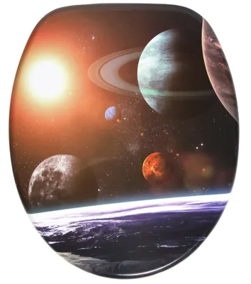 Obrázek produktu pro WC sedátko SANILO® s mechanismem Soft-Close Planet