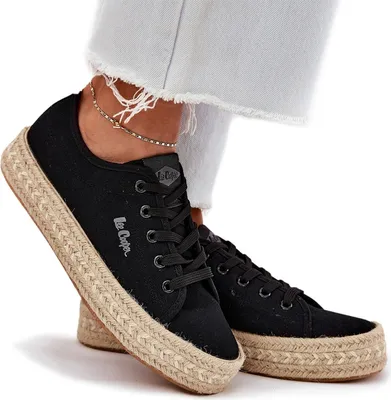 Produktbild von Damen Sneakers Mit Geflecht Lee Cooper LCW-25-44-3216 Schwarz 40