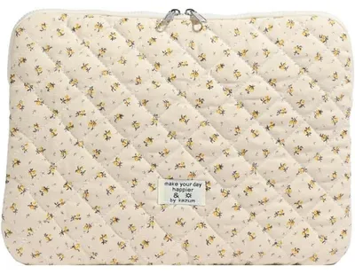 Produktbild von Puffy Laptop Hülle für 11-15 Zoll Laptops, Gelb, 13 Zoll