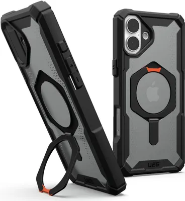 Produktbild von Urban Armor Gear Plasma XTE, Cover, Apple, iPhone 16 Plus, 17 cm (6.7"), Schwarz, Orange