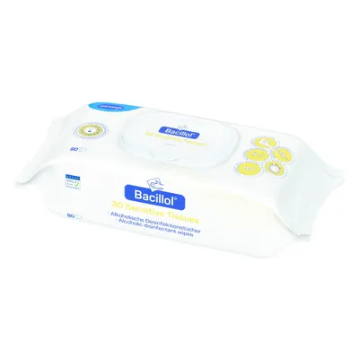 Zdjęcie produktu dla Hartmann Bacillol® 30 Sensitive Tissues, chusteczki dezynfekujące na bazie alkoholu
