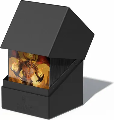 Zdjęcie produktu dla Pudełko na karty Ultimate Guard - Boulder Deck Case Return to Earth Black (100+)