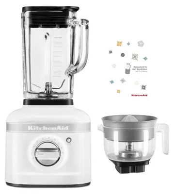 Produktbild von KitchenAid K400 Standmixer Saftpaket Weiß