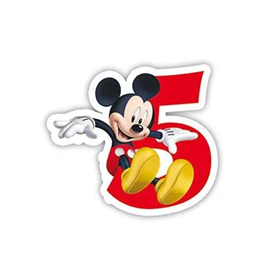 Immagine prodotto di Candele di compleanno numerate di Topolino n. 5
