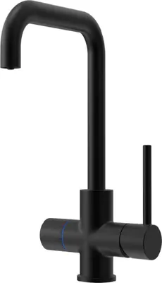 Produktbild von Xartis 5in1 Touch Armatur eckig, matt schwarz, für Sprudler