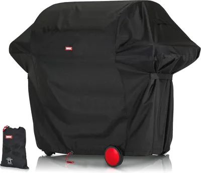 Image de Omgoods - Housses de barbecue - Résistantes aux intempéries et avec protection UV, 155 x 65 x 115 cm