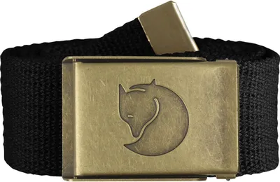 Produktbild von Fjällräven Canvas Brass Belt 4 cm Black -