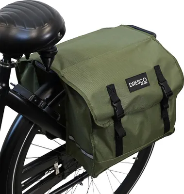 Image de Dresco Sac à vélo double Basic 30 Litres Vert