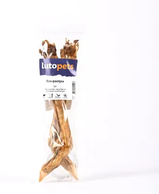 Productafbeelding van Lutopets Rundvleespenen – 2 stuks – Harde kauwsnack voor honden