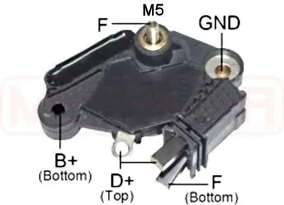 Produktbild von ERA 215958 Lichtmaschinenregler 14,7V passend für PEUGEOT 206 Schrägheck (2A/C) Generator