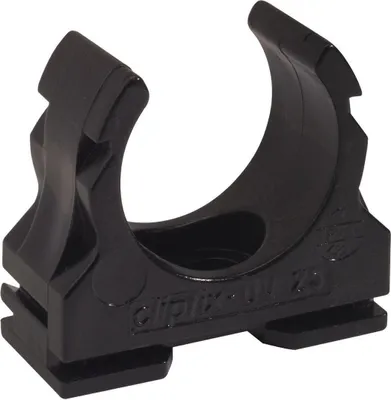 Produktbild von clipfix-UV 50 schwarz Klemmschelle VPE: 25
