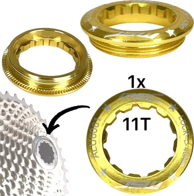 Produktbild von MSC Kassettenabschlussring / Lockring 11t gold