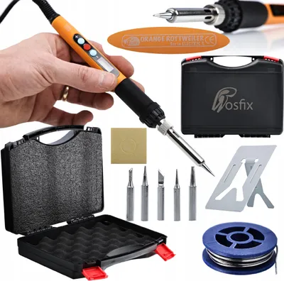 Obrázek produktu pro Sada profesionálních pájecích nástrojů Rosfix Electric S 12v1 Premium Edition s páječkou OR60W PE9