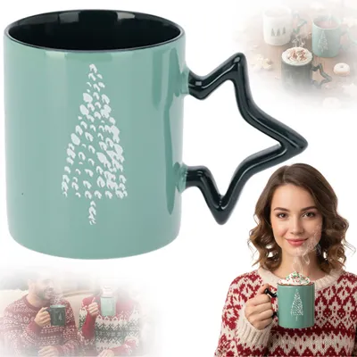 Immagine prodotto di Tazza di Natale con capocollo 380 ml Tazza in porcellana per vacanze invernali