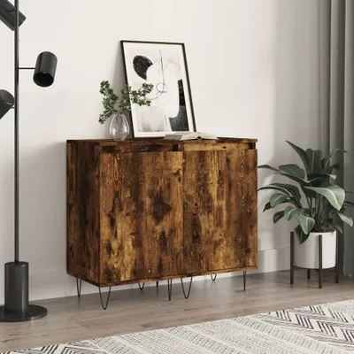 Produktbild von "2026 Promotion" Sideboards 2 Stk. - Anrichte - Räuchereiche 40x35x70 cm Holzwerkstoff - Kommoden CC29612