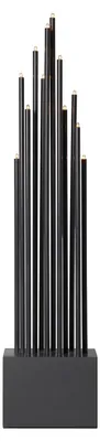 Produktbild von Star Trading 644-89, Leichte Dekorationsfigur, Grau, IP20, Weiß, 12 Glühbirne(n), E5
