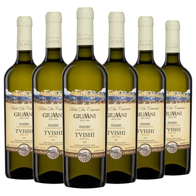Produktbild von Giuaani Tvishi Georgischer Weißwein Lieblich (6 x 0,75L)