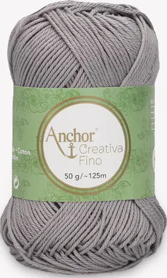 Obrázek produktu pro Anchor Creativa Fino - 100% bavlněná příze na háčkování a pletení (barva 00435)