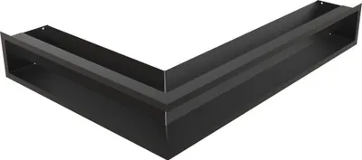 Immagine prodotto di Griglia di ventilazione LUFT angolo destro 54,7x76,6x12 nero