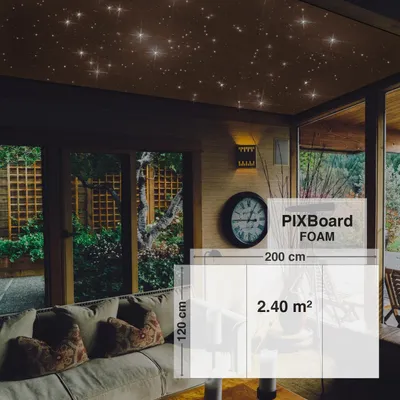 Produktbild von Bausatz Pixlum FOAM LED Sternenhimmel (120 cm x 200 cm) mit 90  PixLEDs - Kaltweiß