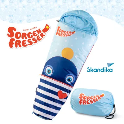 Produktbild von Kinderschlafsack Skandika Sorgenfresser Ping