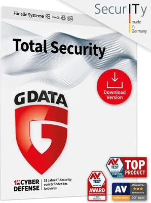 Produktbild von G Data Total Security 2024/2025 | 3 PC | 1 Jahr | Download-Version