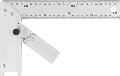 Obrázek produktu pro Úhloměr DY-5030 - 250 mm, Alu, s úhloměrem