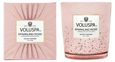 Obrázok produktu pre Voluspa Vermeil Sparkling Rose 9 oz Classic boxed vonná sviečka 255g