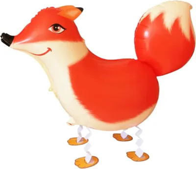 Obrázok produktu pre Fóliový balón Airwalker červená líška, približne 69 x 49 cm
