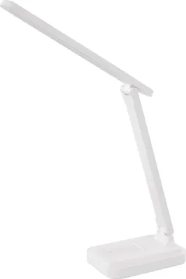 LED stolní lampa AMY, nabíjecí, bílá