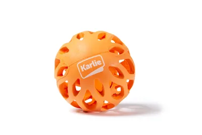 Produktbild von Karlie Hundespielzeug Gitterball Koko Gummi orange 8 cm